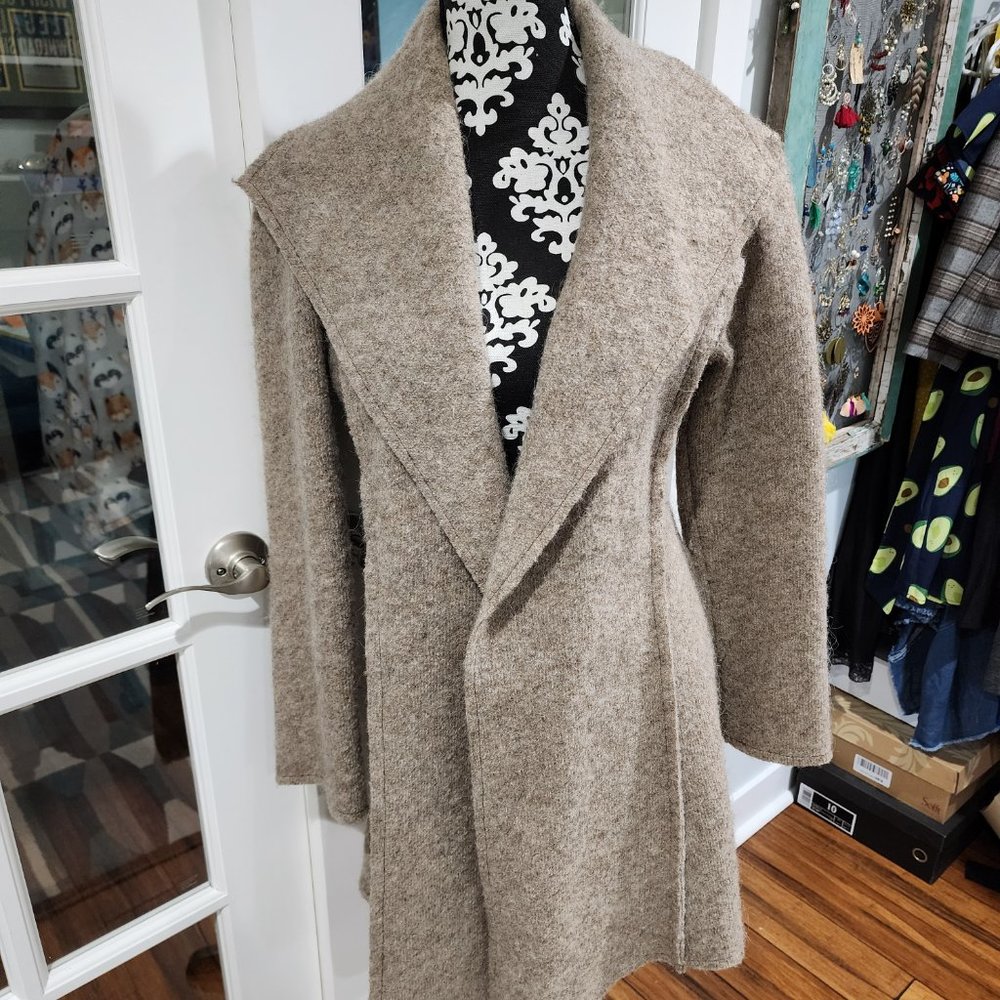 Icelandic Boiled Wool Coat - Picture 2 of 4